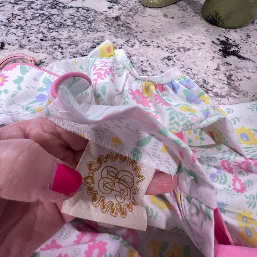 The Beaufort Bonnet Company Pink Floral Dress size 5 no stains worn once - Picture 6 of 6